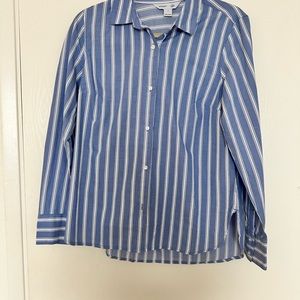 Striped collared button up shirt - NWT